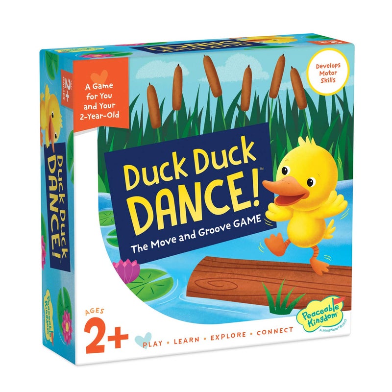 Peaceable Kingdom Games for Parents & Their 2-Year-olds: Duck Duck Dance - Toddler & Preschool Board Game of Moving Your Body & Following Directions - Image 1